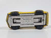 Vintage 1979 Kidco Corvette Yellow Die Cast Toy Tow Salvage Wrecker Vehicle Made in Hong Kong with Opening Hood