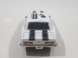 Sunnyside Superior 1967 Camaro Russound White 1/34 Scale Pullback Motorized Friction Die Cast Toy Car Vehicle with Opening Doors and Hood