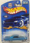 2003 Hot Wheels Highway 35 1965 Pontiac Bonneville Blue Die Cast Toy Car Vehicle - New in Package