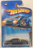 2005 Hot Wheels Muscle Mania 1965 Chevy Impala Black and Dark Blue Purple Die Cast Toy Car Vehicle - New in Package