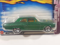 2003 Hot Wheels Flamin' Hot Wheels Ford Thunderbolt Green Die Cast Toy Muscle Car Vehicle New in Package