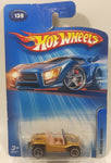 2005 Hot Wheels Meyers Manx Gold Die Cast Toy Car Vehicle New in Package