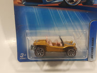 2005 Hot Wheels Meyers Manx Gold Die Cast Toy Car Vehicle New in Package