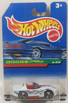 1998 Hot Wheels Dodge Viper RT/10 White Die Cast Toy Car Vehicle New in Package