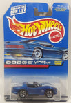 1999 Hot Wheels Dodge Viper RT/10 Blue Die Cast Toy Car Vehicle New in Package