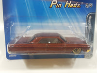 2005 Hot Wheels Pin Hedz 1964 Chevy Impala Metalflake Brown Die Cast Toy Muscle Car Vehicle New in Package