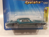 2005 Hot Wheels First Editions Realistix 1971 Buick Riviera Metallic Blue Green Die Cast Toy Muscle Car Vehicle New in Package