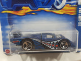 2002 Hot Wheels Sol-Aire CX4 Metalflake Blue Die Cast Toy Car Vehicle New in Package