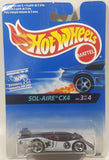 1997 Hot Wheels Sol-Aire CX4 Metallic Dark Red and Grey Die Cast Toy Car Vehicle New in Package