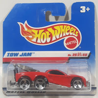 1998 Hot Wheels Tow Jam Red Die Cast Toy Car Vehicle New in Package Short Card