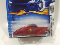 2003 Hot Wheels First Editions Swoop Coupe Red Die Cast Toy Low Rider Hot Rod Car Vehicle New in Package