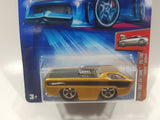 2004 Hot Wheels First Editions Tooned Deora Metalflake Gold Die Cast Toy Car Vehicle New in Package