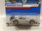 1999 Hot Wheels Mercedes CLK-LM Pearl Light Grey Silver Die Cast Toy Car Vehicle New in Package