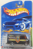 2002 Hot Wheels Grave Rave Letter Getter Black Die Cast Toy Car Vehicle New in Package