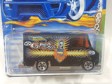2002 Hot Wheels Grave Rave Letter Getter Black Die Cast Toy Car Vehicle New in Package