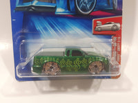 2004 Hot Wheels First Editions Tooned Chevy S-10 Metalflake Green Die Cast Toy Car Vehicle New in Package