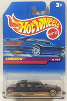 1998 Hot Wheels Low 'N Cool Limozeen Black Die Cast Toy Car Vehicle New in Package