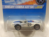 1996 Hot Wheels Sports Car Shelby Cobra 427 S/C White Die Cast Toy Car Vehicle New in Package