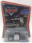 Disney Pixar Cars '49 Merc Police Sheriff Cop Car Black and White Die Cast Toy Car Vehicle New in Package
