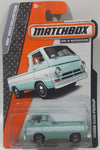2013 Matchbox On A Mission Dodge A100 Pickup Truck Mint Green Die Cast Toy Car Vehicle New in Package