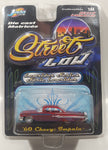 2000 Jada Toys Street Low Lowrider Series '60 Chevy Impala Red 1/64 Scale Die Cast Toy Car Vehicle New in Package