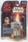 1999 Hasbro Star Wars Episode 1 Collection 3  CommTech 3 1/2" Tall Ody Mandrell with 3" Tall Otoga 222 Pit Droid Toy Action Figures and Chip New in Package