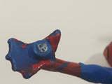 2012 Marvel Comics Spider-Man Window Hanger 2 3/4" Tall Toy Figure Missing Suction Cups