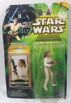 2000 Hasbro Star Wars Power Of The Jedi Leia Organa Bespin Escape 3 1/4" Tall Toy Action Figure and Force File New in Package