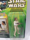 2000 Hasbro Star Wars Power Of The Jedi Leia Organa Bespin Escape 3 1/4" Tall Toy Action Figure and Force File New in Package