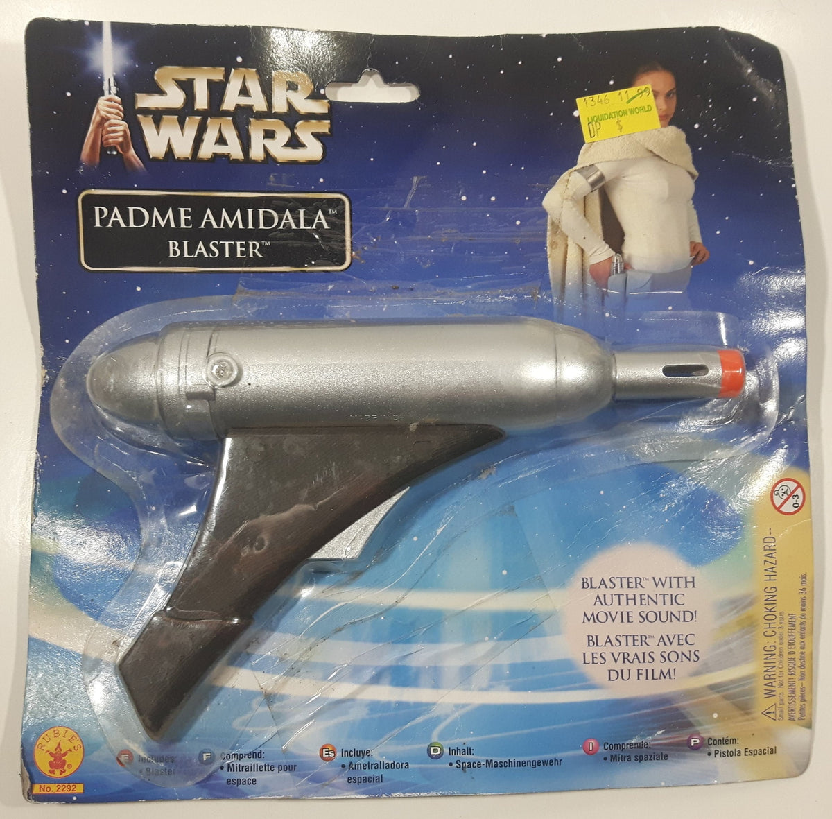 2002 LucasfilmStar Wars Padme Amidala Blaster Plastic Toy Costume Gun ...