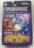 2001 Hasbro Transformers Heroes Of Cybertron Generation One Collection Thundercracker Decepticon Warrior 3" Tall Toy Action Figure and Card New in Package