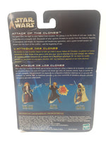 2002 Hasbro Star Wars Attack Of The Clones Collection 2 Nikto Jedi Knight 4" Tall Toy Figure with Accessories New in Package