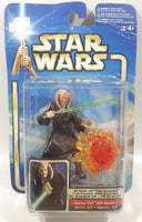 2002 Hasbro Star Wars Attack Of The Clones Collection 2 Saesee Tiin Jedi Master 4" Tall Toy Figure with Accessories New in Package