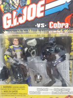 2001 Hasbro G.I. Joe vs Cobra Wet-Suit vs Cobra Moray 3 3/4" Tall Toy Action Figures New in Package