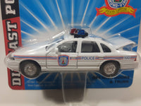 1997 Road Champs Police Series Ford Crown Victoria Richmond Virginia State Capital Police White 1/43 Scale Die Cast Toy Car Vehicle New in Package