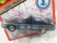 1994 Road Champs Police Series Chevrolet Caprice Virginia State Police Black and Dark Grey 1/43 Scale Die Cast Toy Car Vehicle New in Package