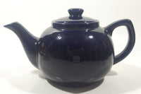 Dark Blue Purple Ceramic Teapot 5 1/4" Tall
