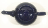 Dark Blue Purple Ceramic Teapot 5 1/4" Tall