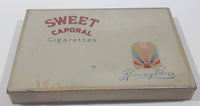 Vintage Kinney Bros. Sweet Caporal Cigarettes Light Blue Hinged Smokes Tin Collectible