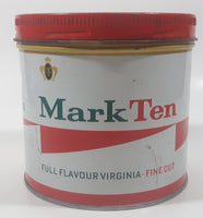 Vintage Mark Ten Full Flavour Virginia Fine Cut Cigarette Tobacco Tin Metal Can