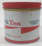 Vintage Mark Ten Full Flavour Virginia Fine Cut Cigarette Tobacco Tin Metal Can