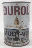 Rare Hard to Find Vintage Spartan Oils Ltd Durol Multi-Vis Motor Oil 1 Litre Metal Can FULL Still Sealed Never Opened