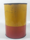 Vintage Shell Oil Company Darina AX Five Pound 2.268kg Grease Metal Can