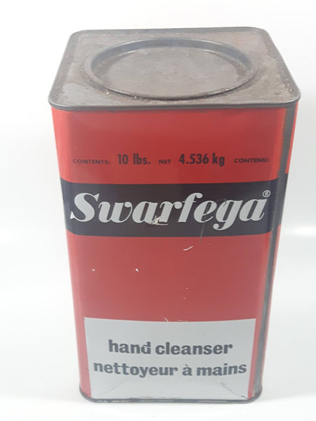 Vintage Deb Swarfega Limited Hand Cleanser 10lbs 4.536kg Red and White Metal Can