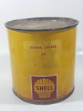 Vintage Shell Darina Grease AX 5LB Metal Can 6 3/8" Tall FULL Still Sealed Never Opened