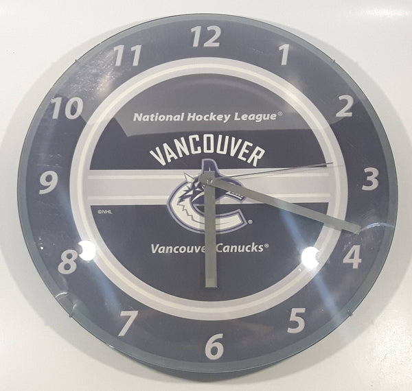 Vancouver Canucks NHL Ice Hockey 14" Round Dome Wall Clock