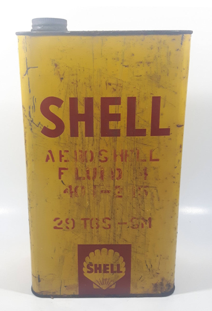 Vintage Shell Aeroshell Fluid 29 TGS - SM Hydraulic Fluid for Airplane ...