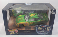 1999 Hot Wheels Racing NASCAR America Rocks #97 John Deere Green 1/24 Scale Die Cast Toy Car Vehicle with 6" Long Miniature John Deere Guitar New in Box