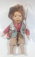 Boy Fisherman 9" Tall Porcelain Doll