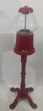 Vintage Continental Gum of Canada Inc. Gumball Candy Dispenser Machine Metal with Glass Globe On Metal Footed Stand 38" Tall